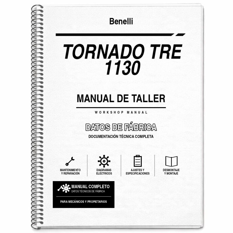 Portada de Manual de Taller Benelli Tornado Tre 1130
