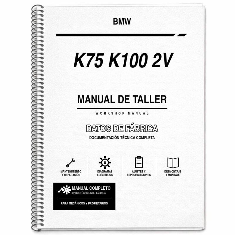 Portada de Manual de Taller BMW K75 K100 2V