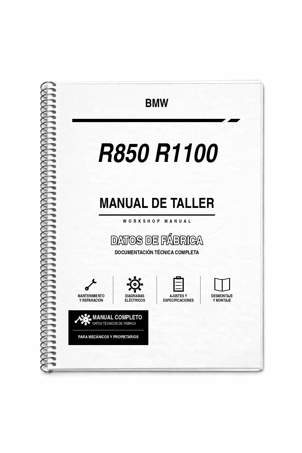 Portada de Manual de Taller BMW R850 R1100