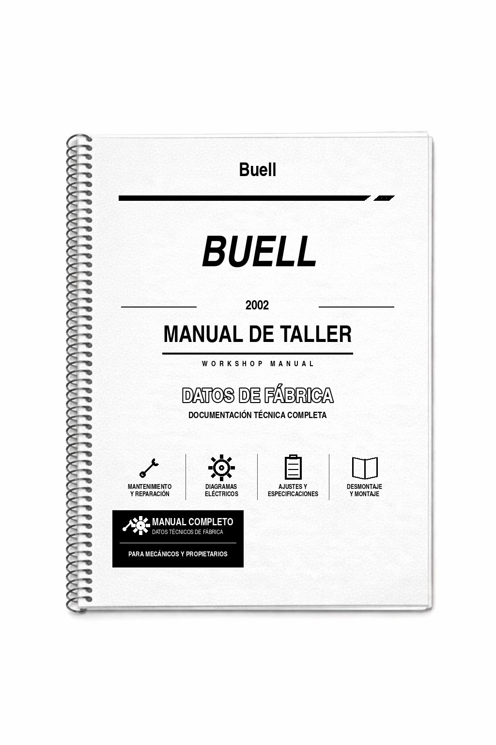 Portada de Manual de Taller Buell (2002)