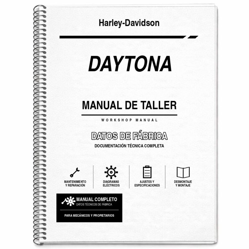 Portada de Manual de Taller Harley-Davidson Daytona