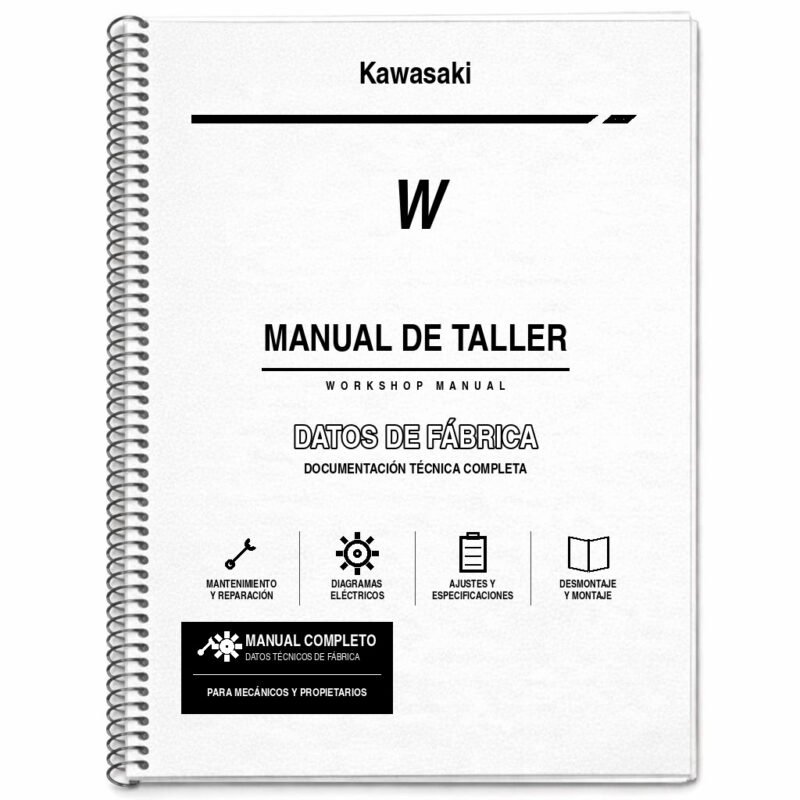 Portada de Manual de Taller Kawasaki W
