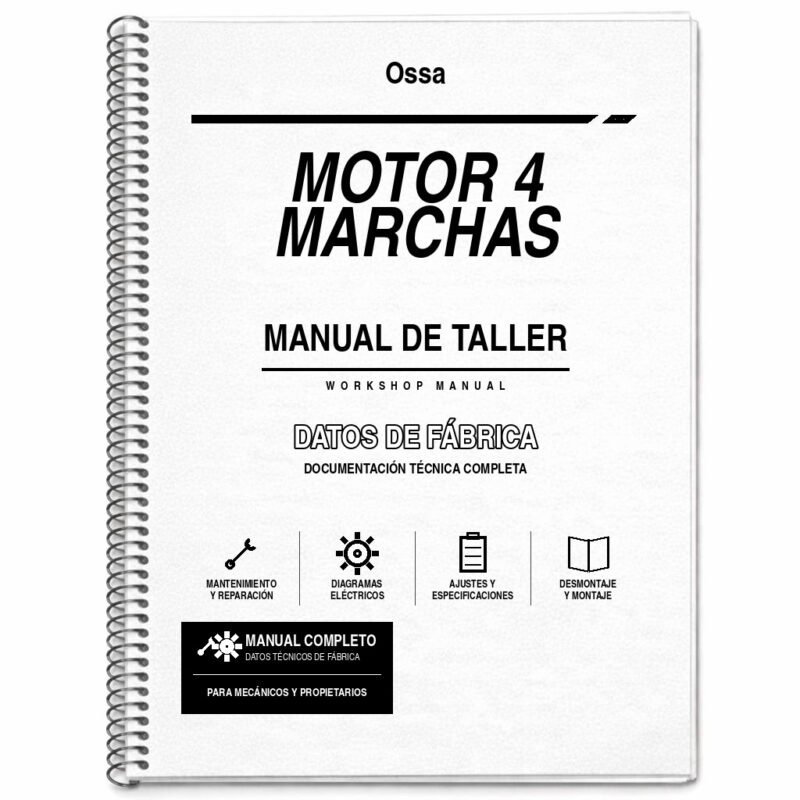 Portada de Manual de Taller Ossa Motor 4 Marchas