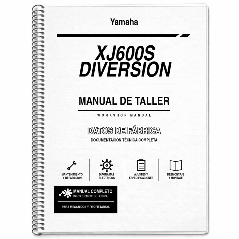 Portada de Manual de Taller Yamaha XJ600S Diversion