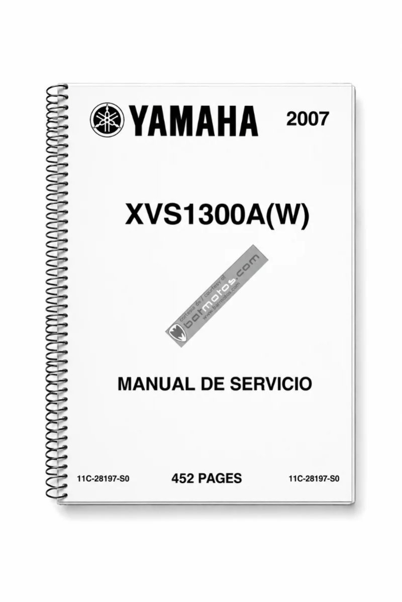 Manual de Taller Yamaha XVS1300A(W) 2007