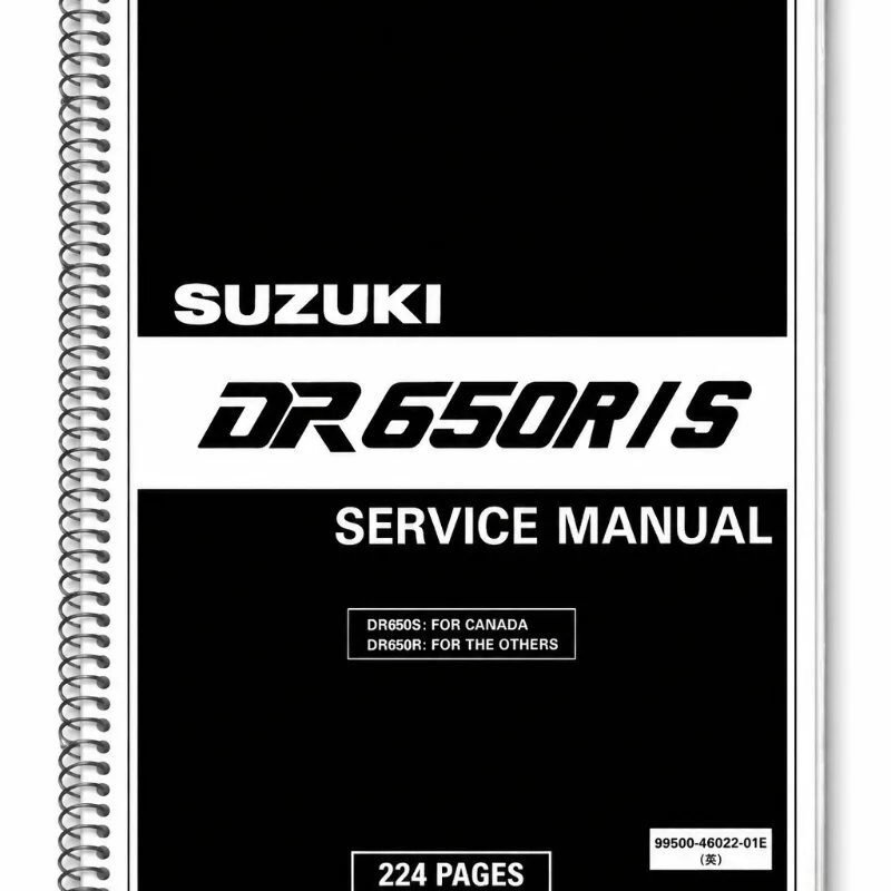 Manual de Taller Suzuki DR650S/R '92,93,9495