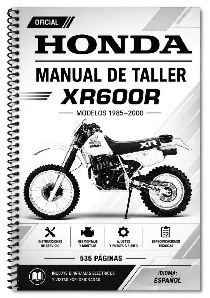 Manual de Taller Honda XR600R - 3ª edición