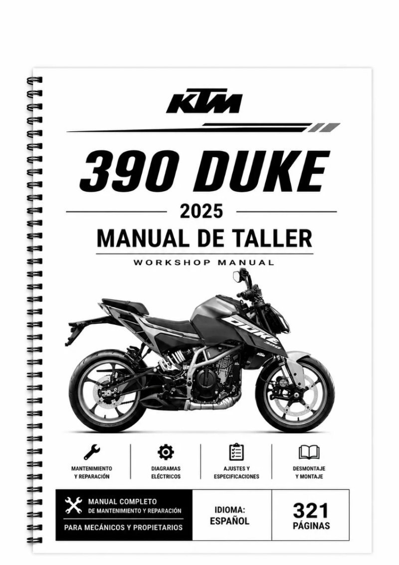 Manual de Taller KTM 390 Duke 2025