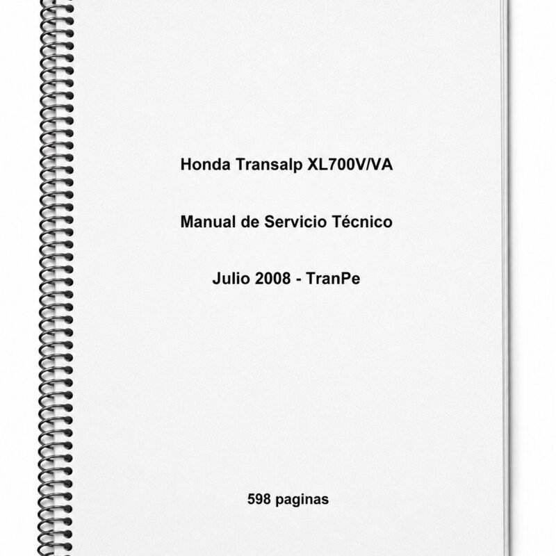 Manual de Taller  Honda Transalp XL700V/VA ‘08