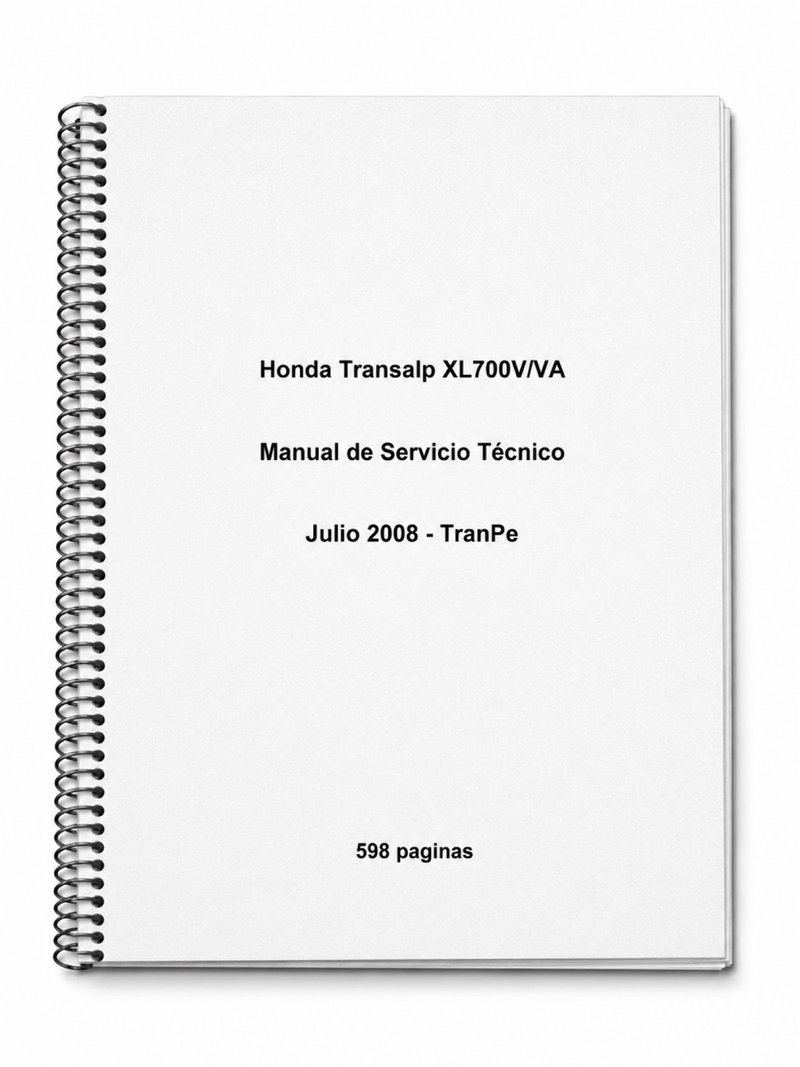 Manual de Taller Honda Transalp XL700V/VA 2008