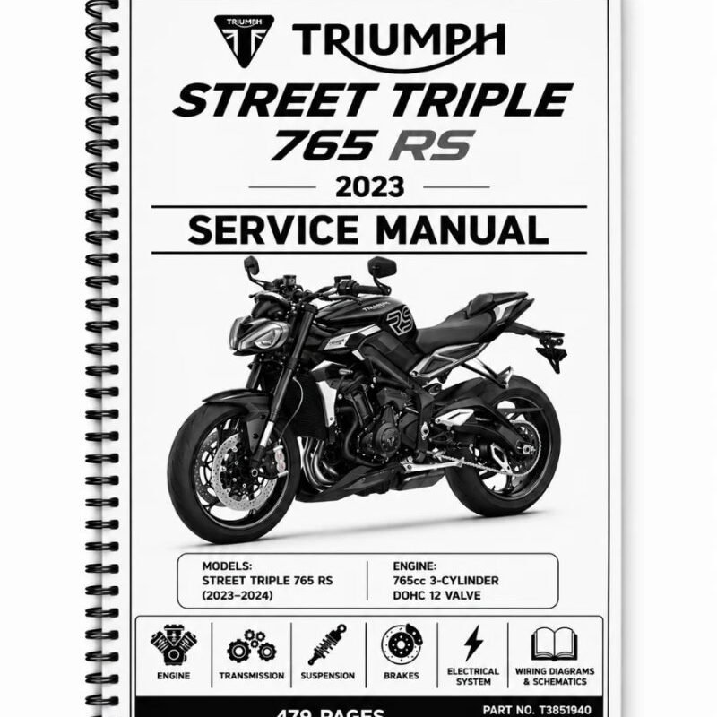 Manual Taller Triumph Street Triple 765 RS 2023