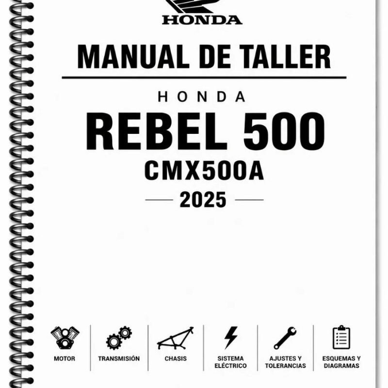 Manual Taller Honda Rebel 500 CMX500A 2025