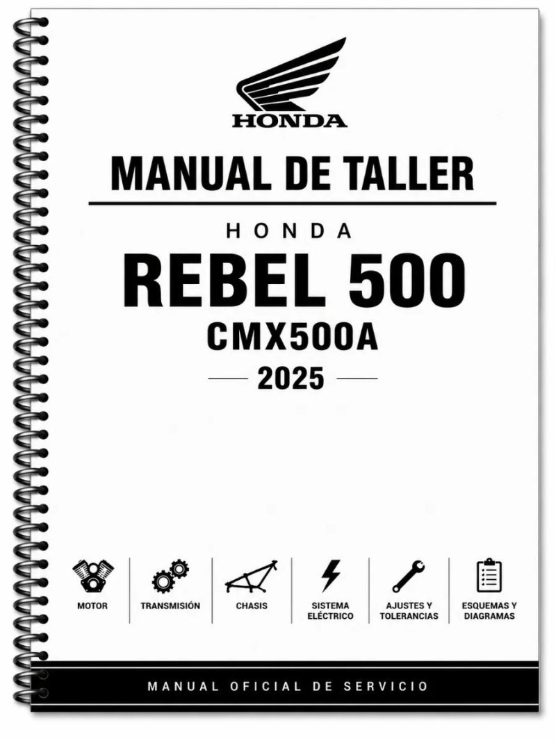 Manual de Taller Honda Rebel 500 CMX500A 2025