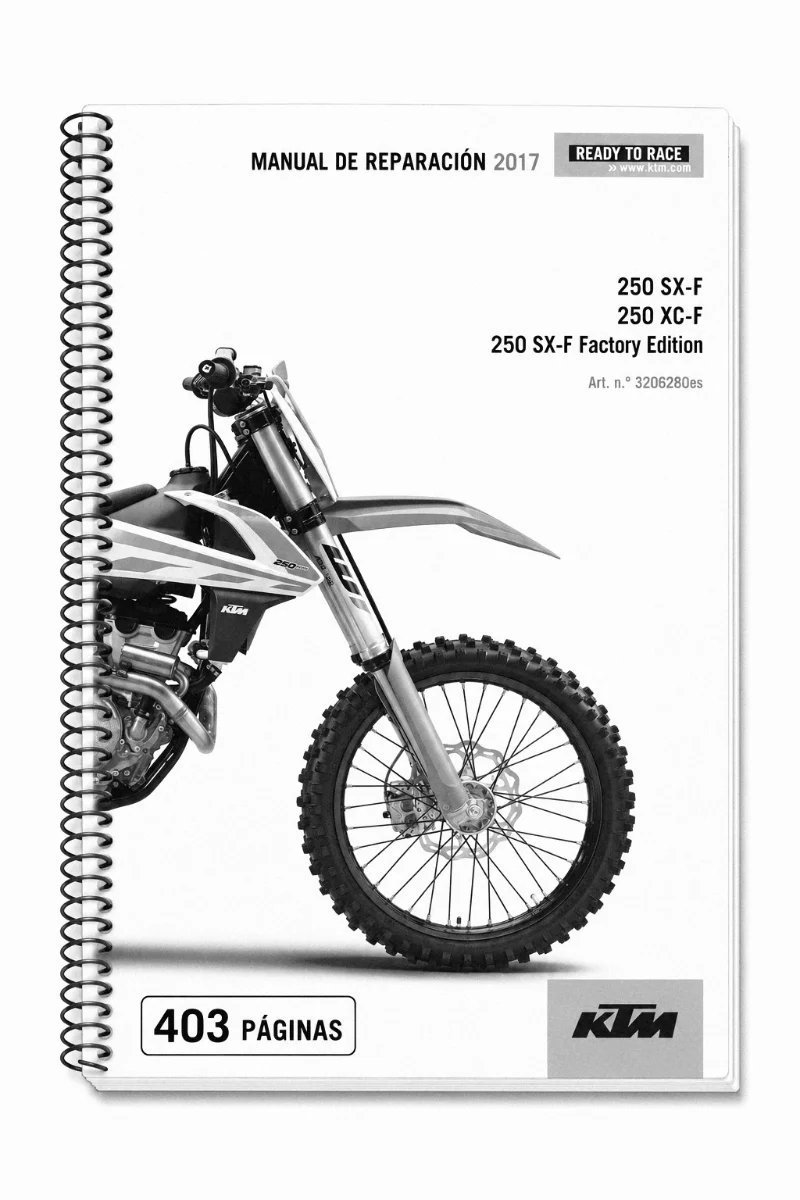 Manual de Taller KTM SX sxf250 2017