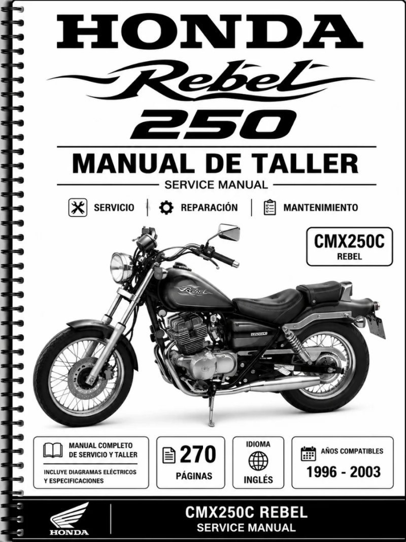 Manual de Taller Honda Rebel 250 CMX250C
