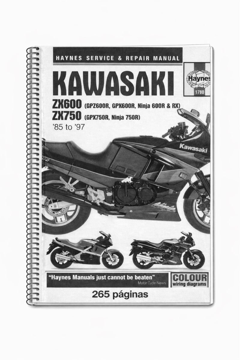Manual de Taller Kawasaki ZX600R/ZX750R (GPZ600)85-97