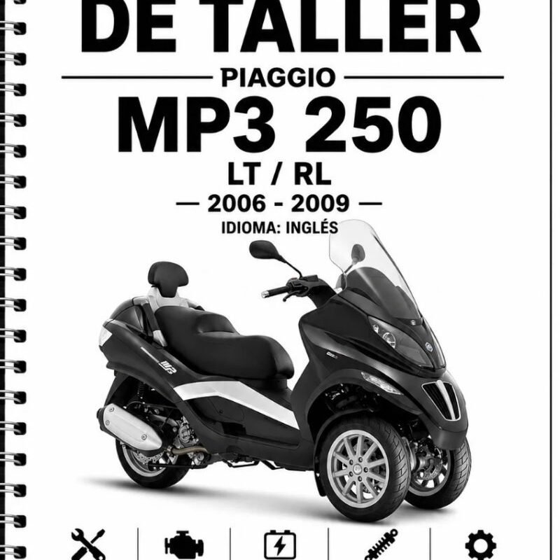 Manual Taller Piaggio MP3 250 LT / RL (2006-2009)