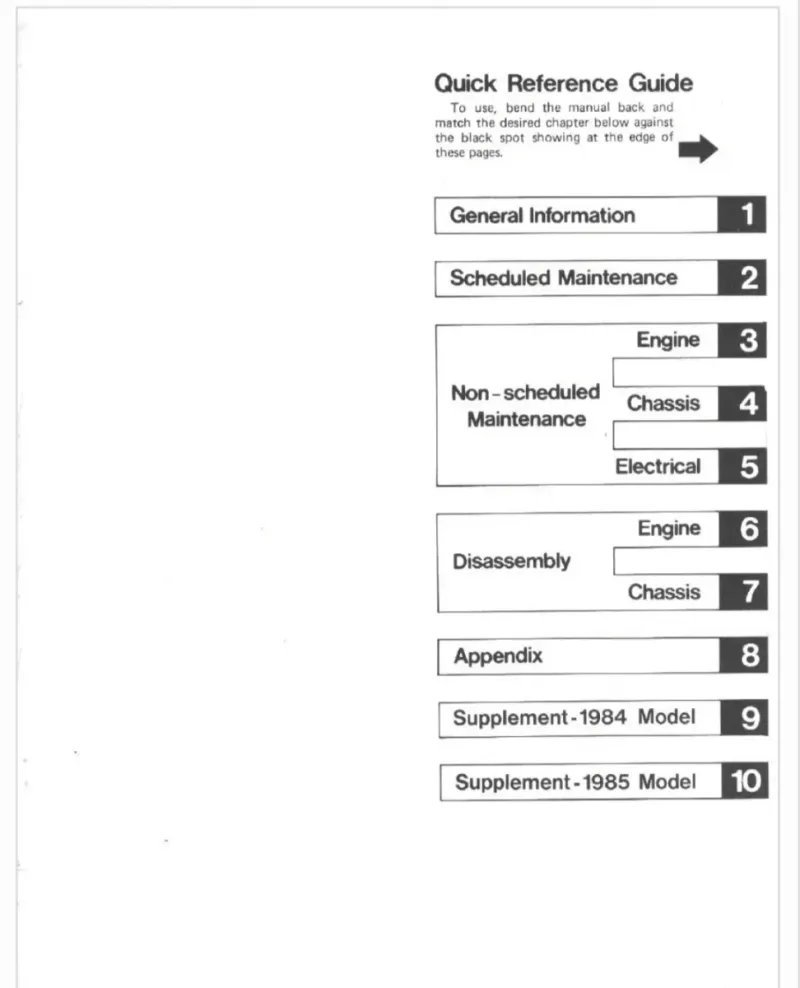 Manual de Taller Kawasaki Z400F-II/GPZ400/550 - Imagen 2