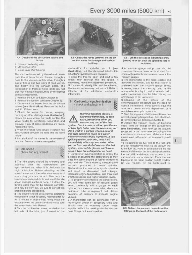 Manual de Taller Kawasaki ZX600R/ZX750R (GPZ600)85-97 - Imagen 3