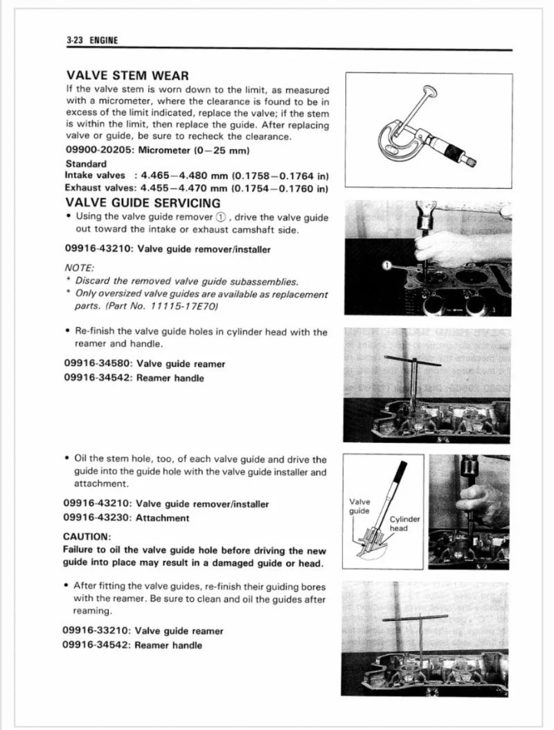 Manual de Taller Suzuki Gsxr 750w 1993-1995 - Imagen 3
