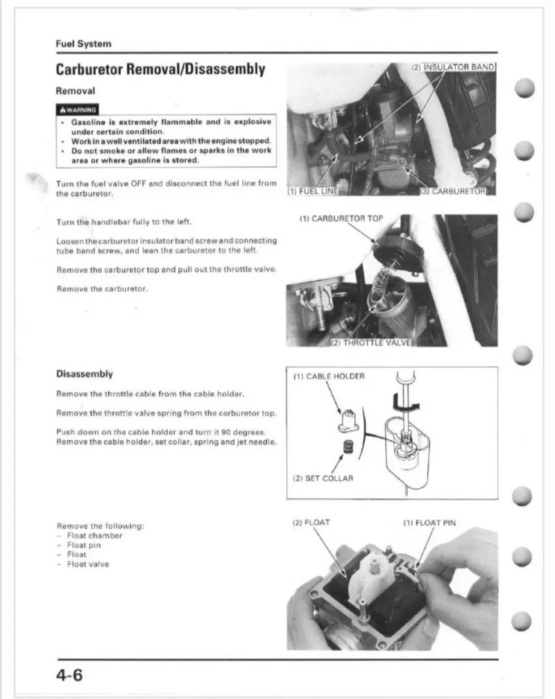 Manual de Taller Honda CR250R 92-96 - Imagen 3