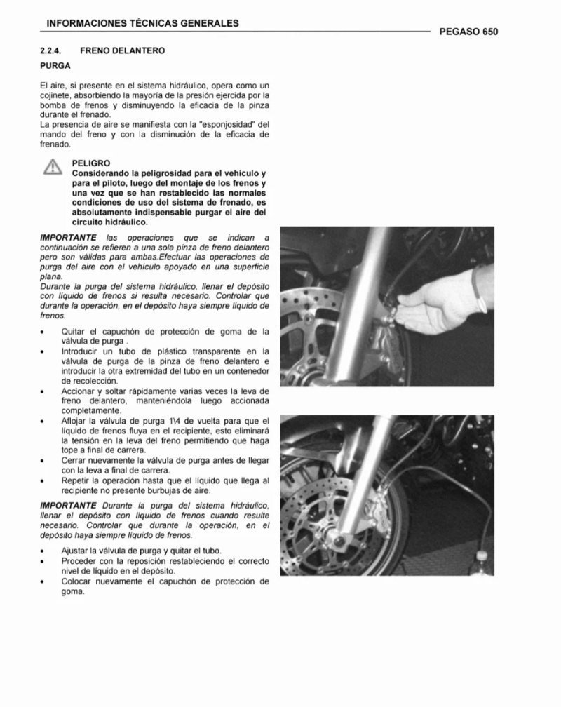 Manual de Taller Aprilia Pegaso 2005 - Imagen 3