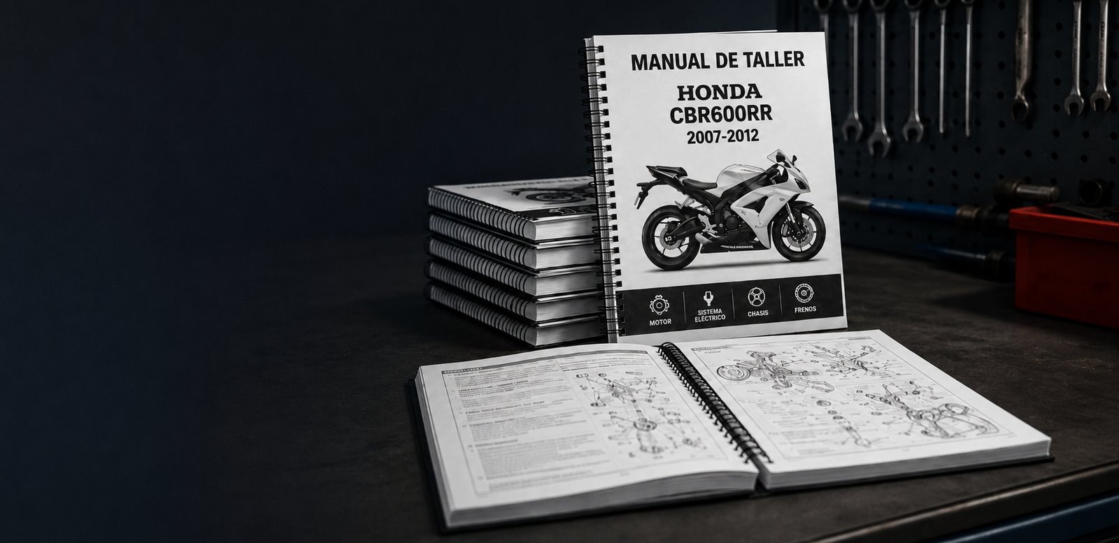 Manuales de taller impresos para motocicletas