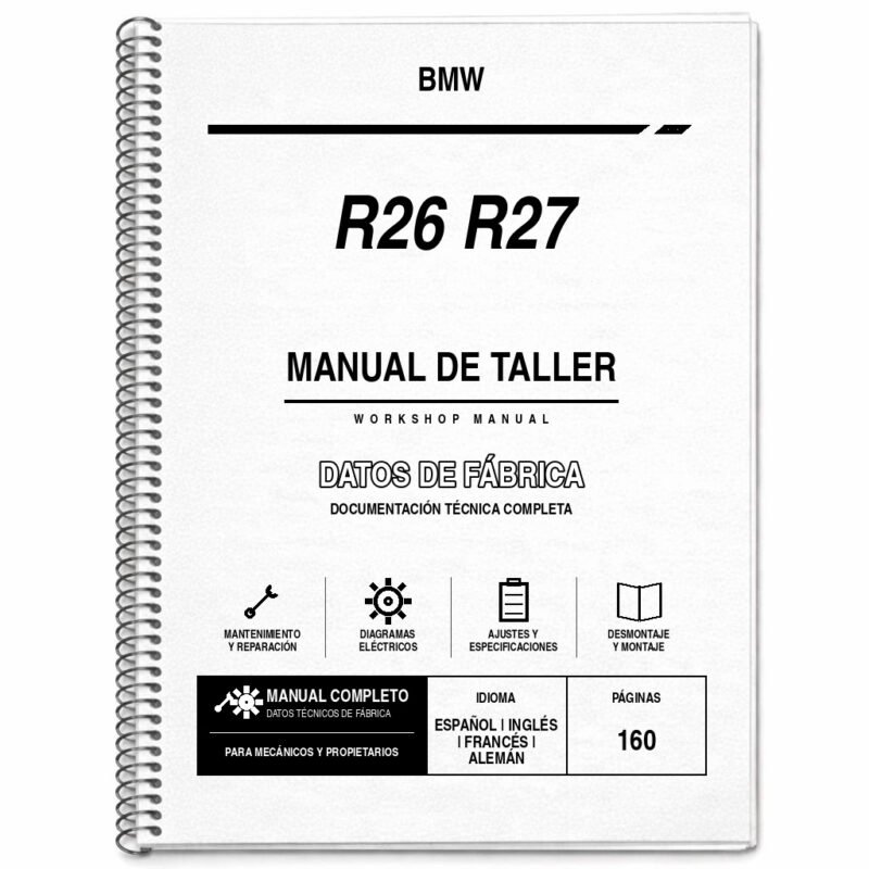 Portada de Manual de Taller BMW R26 R27