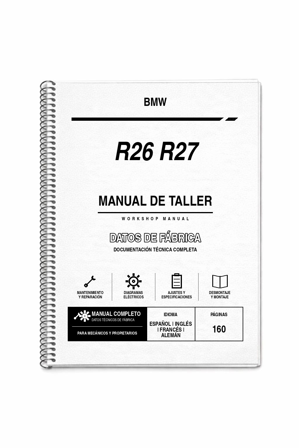 Portada de Manual de Taller BMW R26 R27