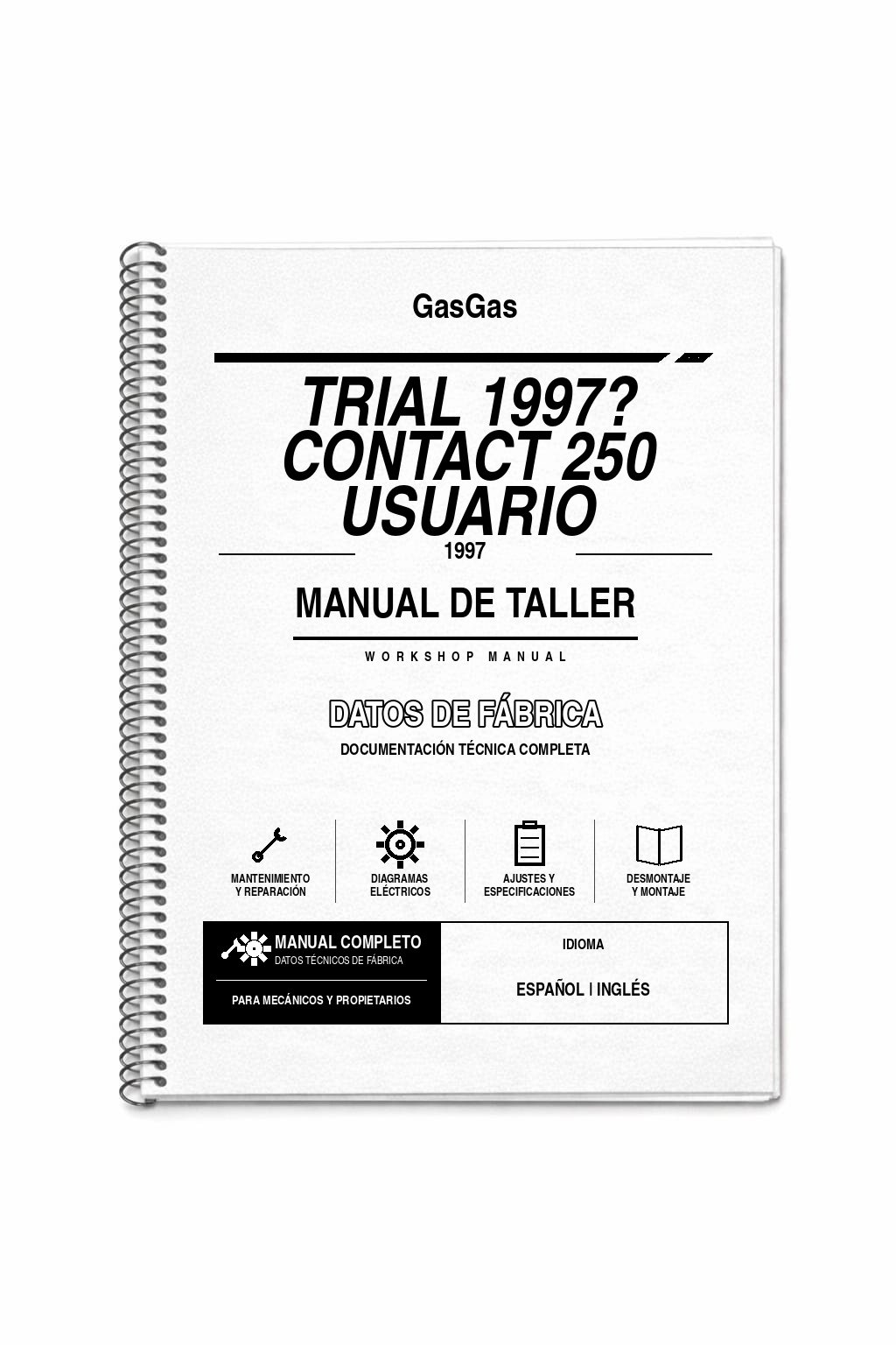 Portada de Manual de Taller GasGas Trial 1997? Contact 250 Usuario