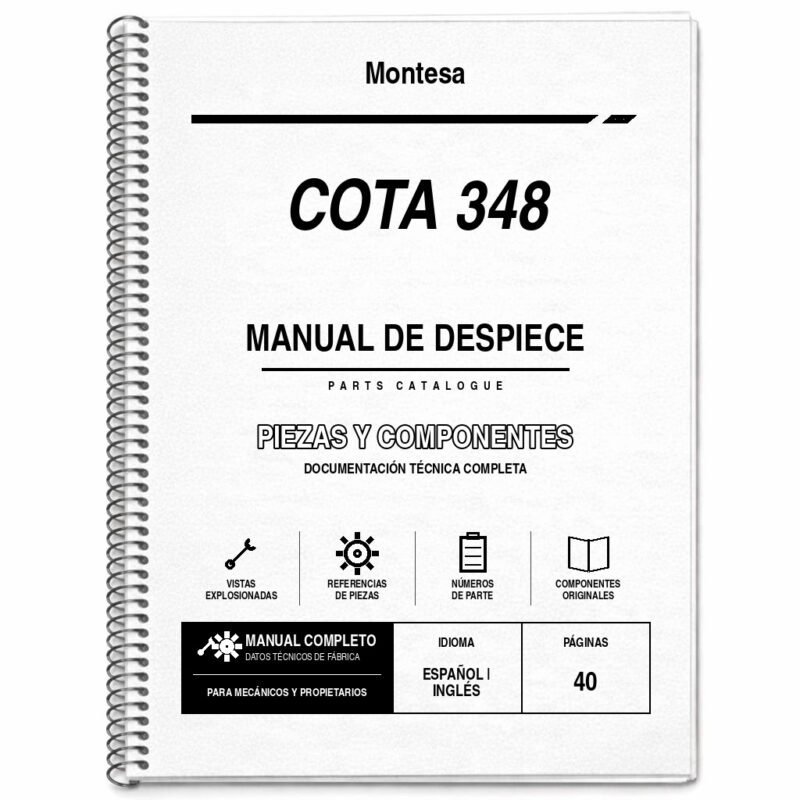 Portada de Despiece Montesa Cota 348