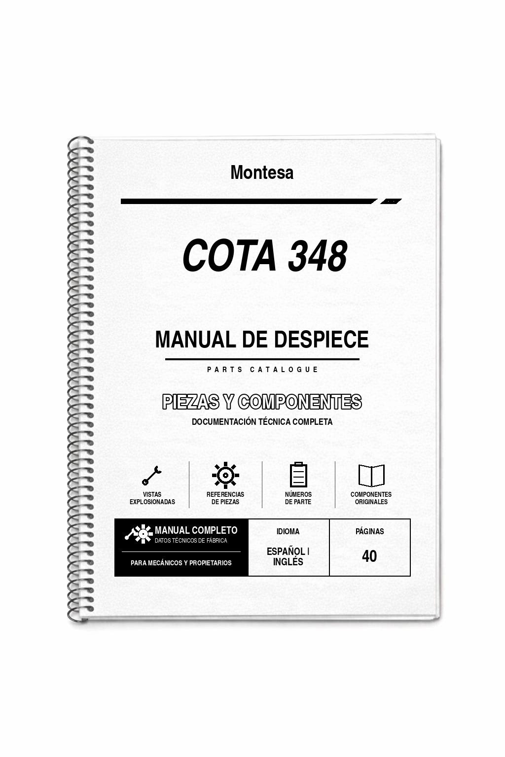Portada de Despiece Montesa Cota 348