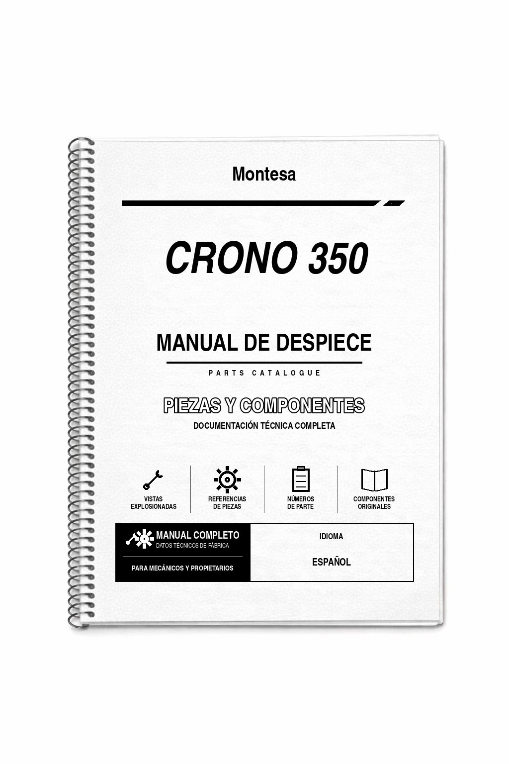 Portada de Despiece Montesa Crono 350