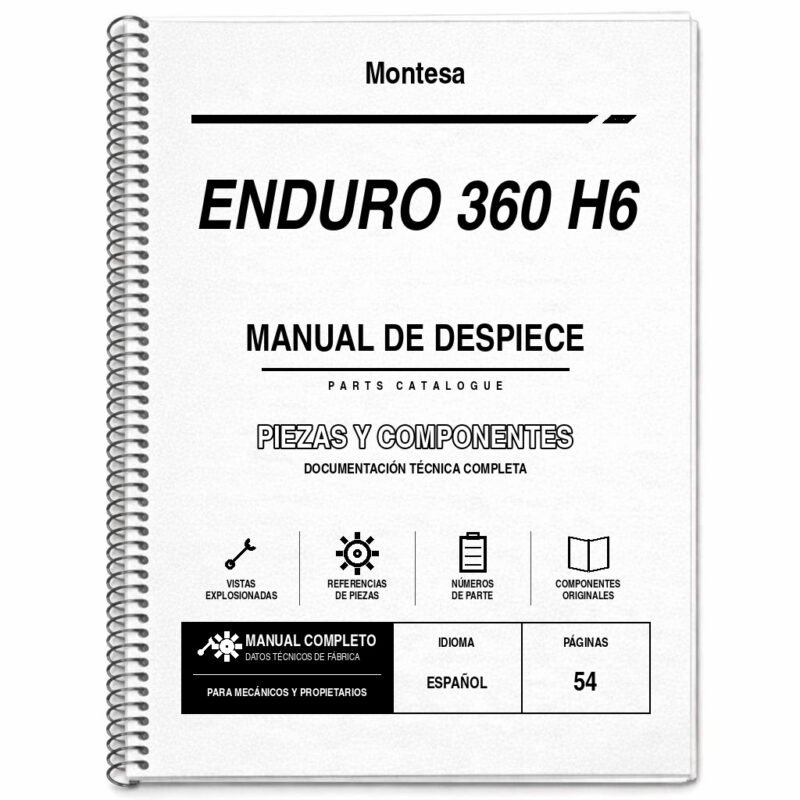 Portada de Despiece Montesa Enduro 360 H6