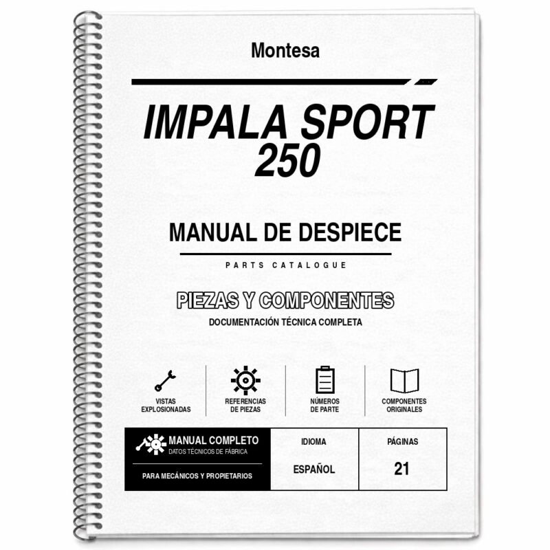 Portada de Despiece Montesa Impala Sport 250
