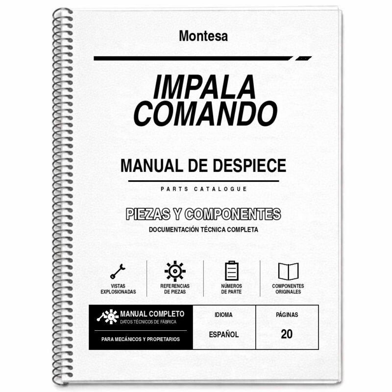 Portada de Despiece Montesa Impala Comando