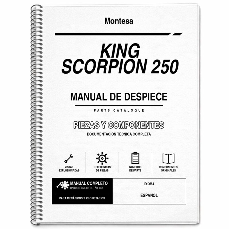 Portada de Despiece Montesa King Scorpion 250