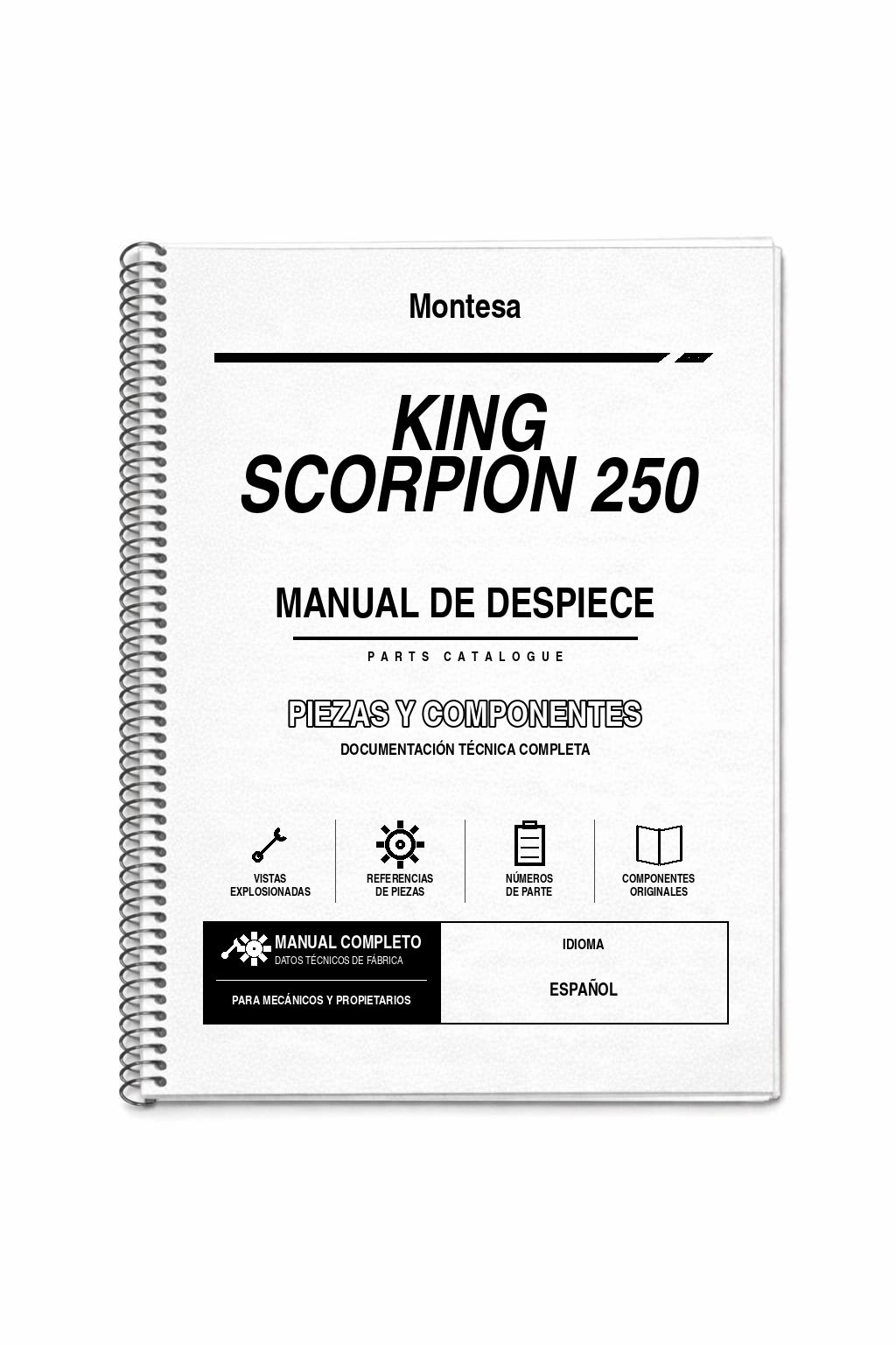 Portada de Despiece Montesa King Scorpion 250