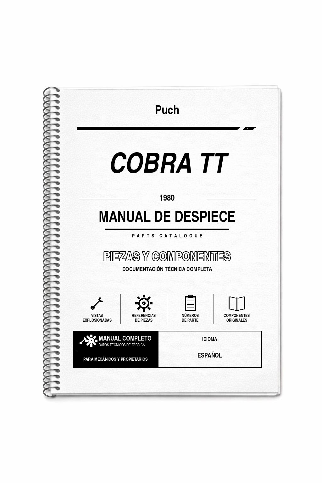 Portada de Despiece Puch Cobra TT (1980)