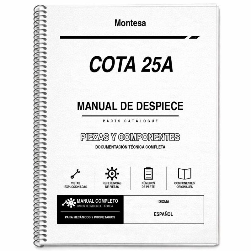 Portada de Despiece Montesa Cota 25A