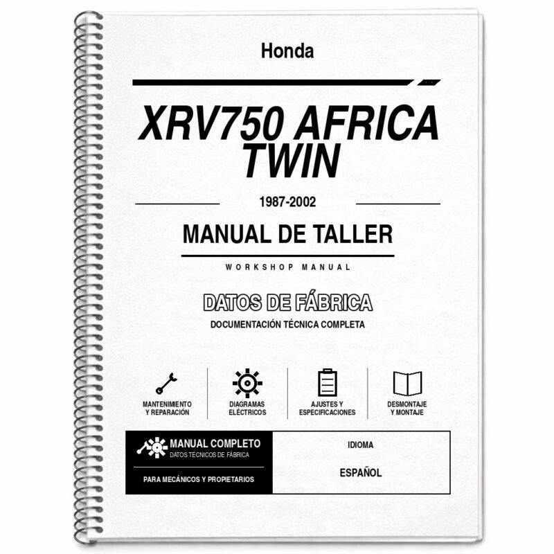 Portada de Manual de Taller Honda XRV750 Africa TWIN (1987-2002)