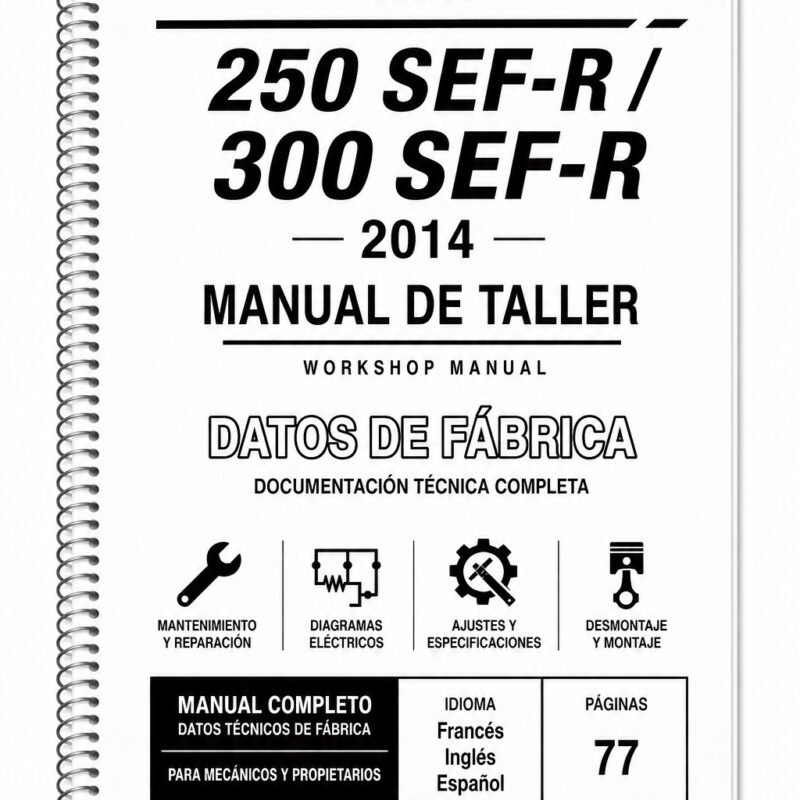 Portada de Manual de Taller Sherco 250 SEF-R / 300 SEF-R (2014)