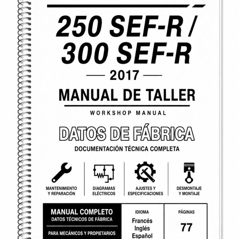 Portada de Manual de Taller Sherco 250 SEF-R / 300 SEF-R (2017)