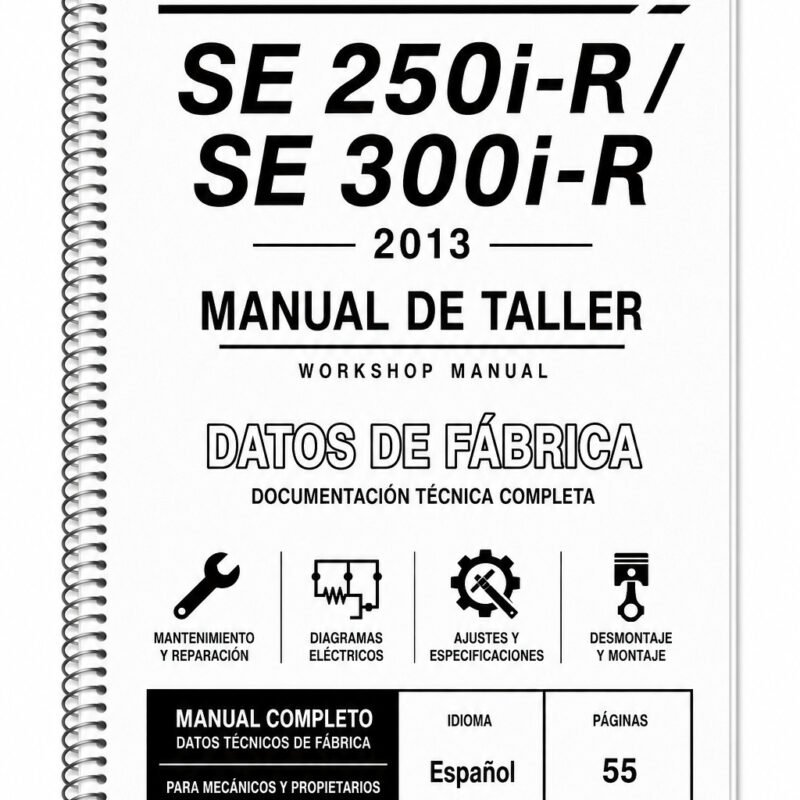 Portada de Manual de Taller Sherco SE 250i-R / SE 300i-R (2013)