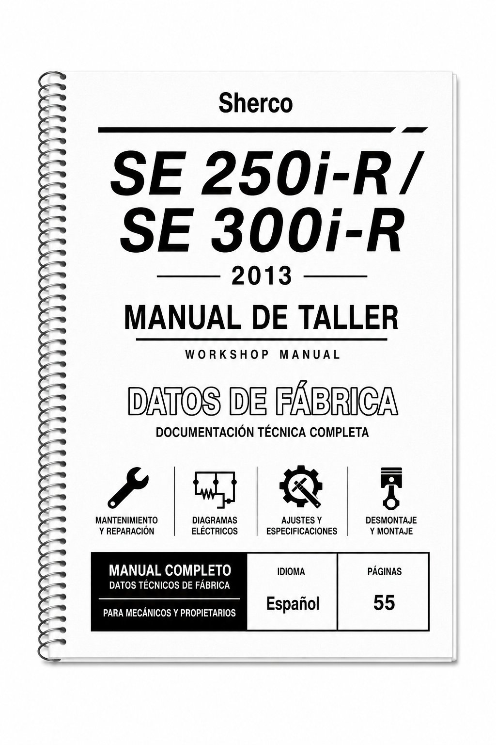 Portada de Manual de Taller Sherco SE 250i-R / SE 300i-R (2013)