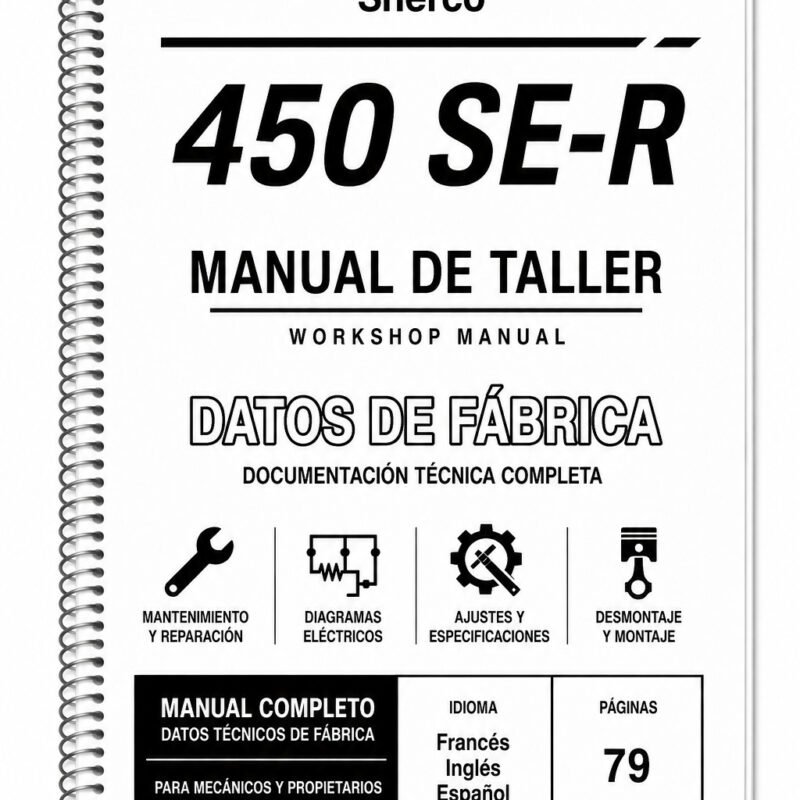 Portada de Manual de Taller Sherco 450 SE-R