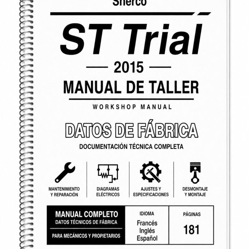 Portada de Manual de Taller Sherco ST Trial (2015)