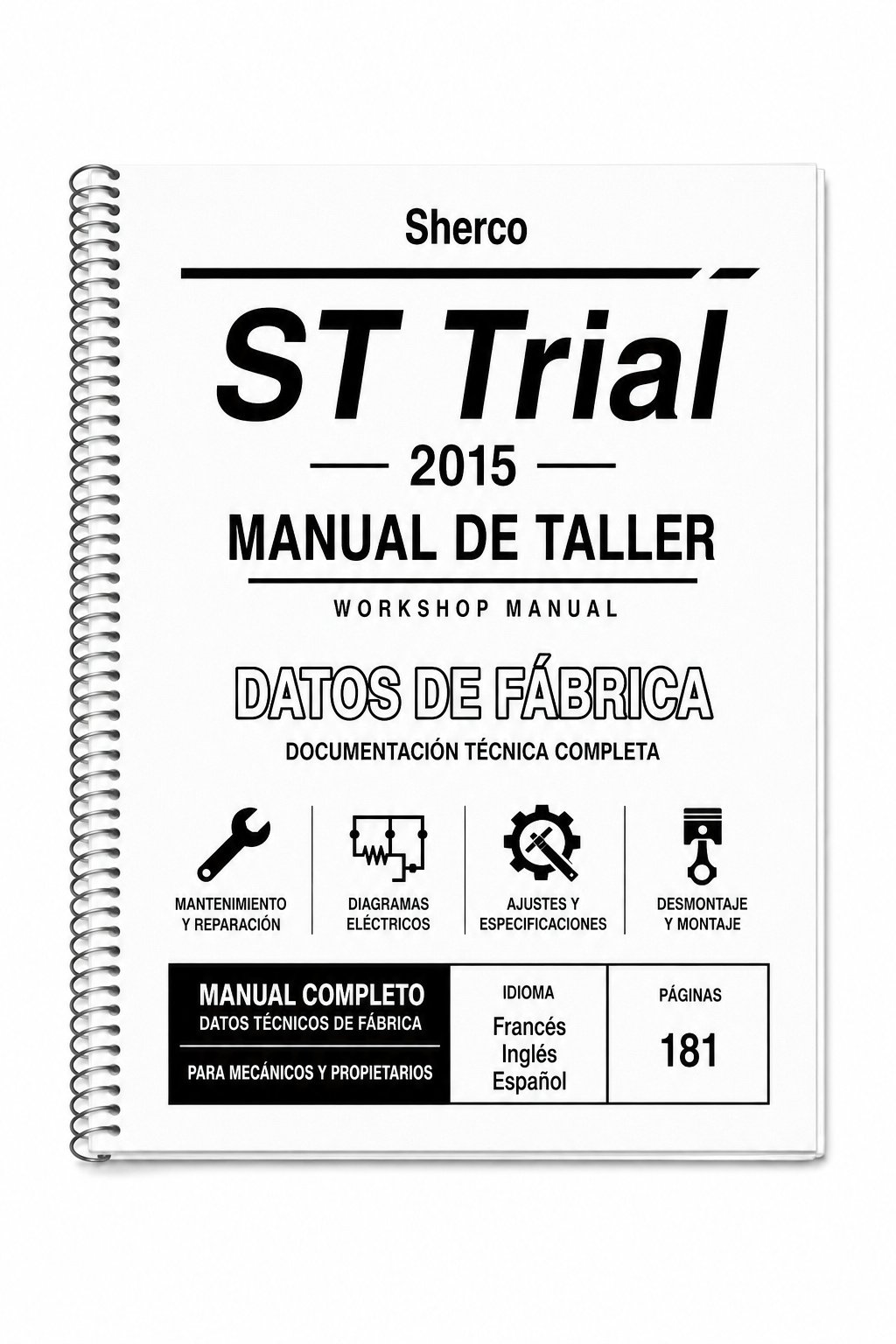 Portada de Manual de Taller Sherco ST Trial (2015)