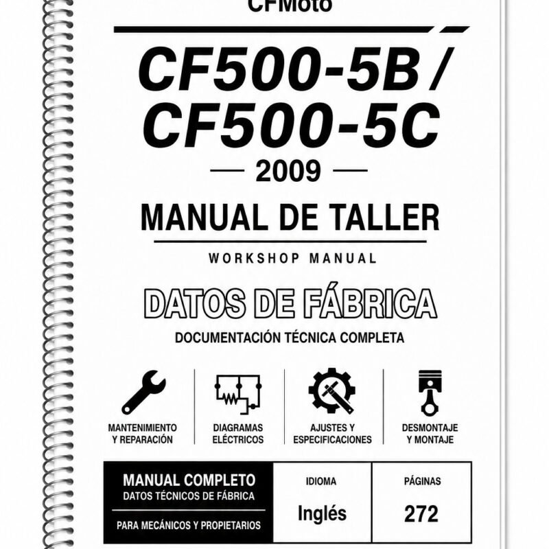 Portada de Manual de Taller CFMoto CF500-5B / CF500-5C (2009)
