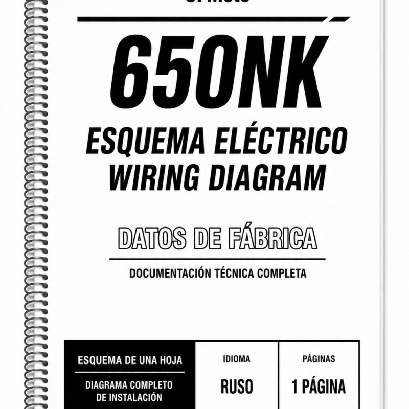 Portada de Esquema Eléctrico CFMoto 650NK